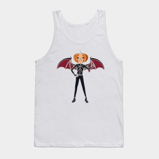 man with a pumpkin head Tank Top